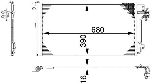 Klıma Radyatörü T5 04-10 Behr 7H0820411E