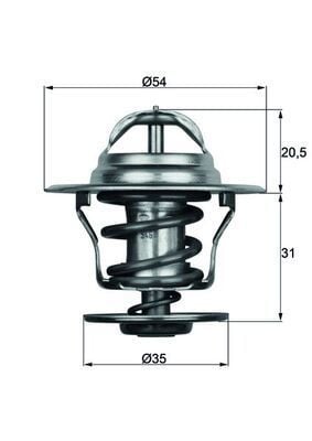 Termostat Golf4 Bora Passat Caddy T4 Polo Classıc 044121113