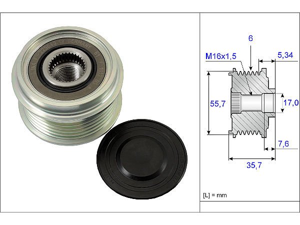 Alternator Kasnagı Opel Antara Captıva 535007710