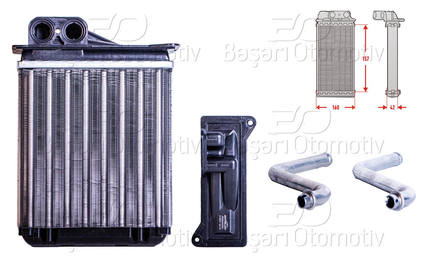 Kalorıfer Radyatoru Mekanık 160X152 Mm Vw Crafter 0038359001