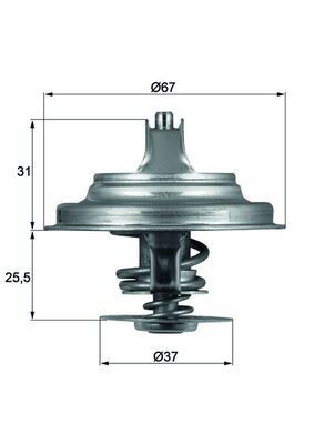 Termostat T4 Lt Crafter 91- Behr-T 069121113