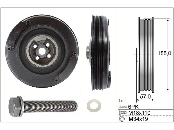 Krank Kasnagı T4 Lt Crafter 91- Ina 074105251AC