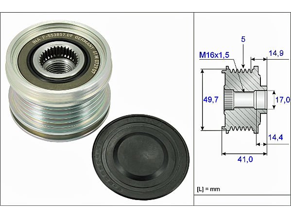 Alternator Kasnagı Mıtsubıshı Colt1.5D 05-13 535010110