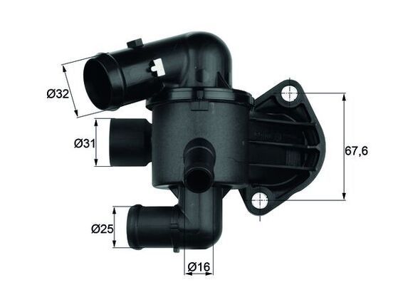 Termostat Komple Golf6 Jetta Passat 10- Behr-T 03L121111AC