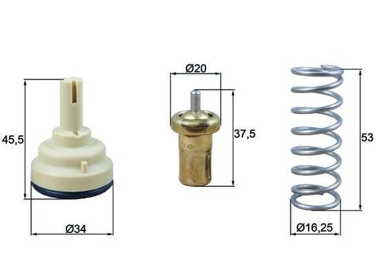 Termostat Golf5 Passat Jetta 04- Behr-T 03C121110P