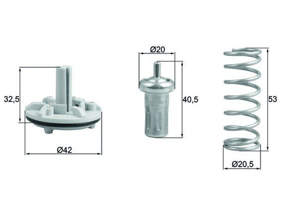 Termostat Golf5 Jetta Passat 04- Behr-T 03C121110L