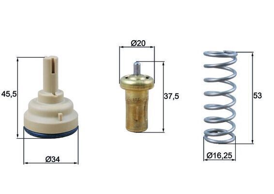 Termostat Golf5 Jetta Touran 04- Behr-T 03C121110G