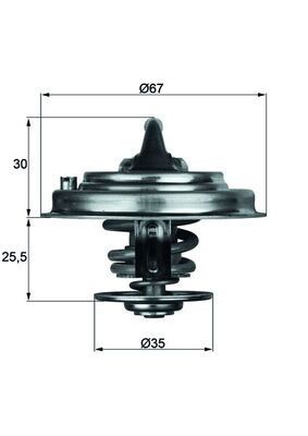 Termostat Passat A4 A6 97-04 Behr-T 078121113C