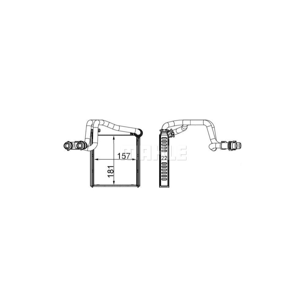 Behr Kalorifer Radyatörü VW Jetta 2010-2010 5C0819031
