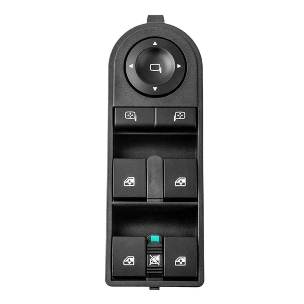 Cam Açma Düğmesi Komple Sol Dörtlü - Opel Astra H - Zafira B - 13215153