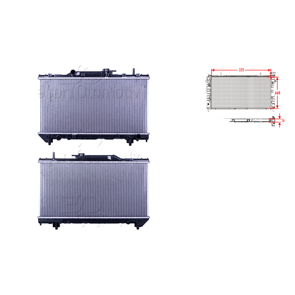 Su Radyatörü Toyota Carina E ST191 1992-1998 16400-03090