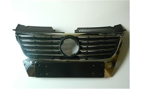 Ön Panjur Nikelajlı Kısa Plakalıklı Volkswagen Passat B6 2005-2010