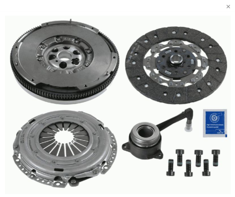 Volanlı Debrıyaj Setı Golf4 Bora Sharan A3 Toled 038105266BA