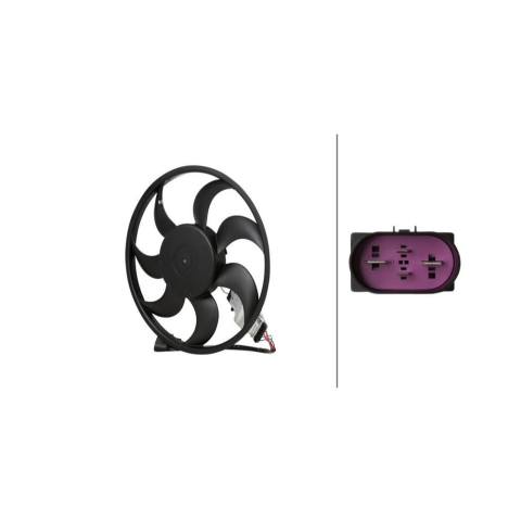 Hella Fan Motoru Sağ VW Touareg - Audi Q7 - Porsche Cayenne 2.5 TDI - 3.0 TDI 7L0959455G