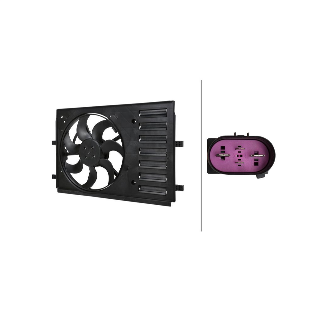 Hella Fan Motoru Davlumbazlı VW Polo - Seat Ibiza 1.2 TDI - 1.4 TDI 2014-2014 6R0959455D
