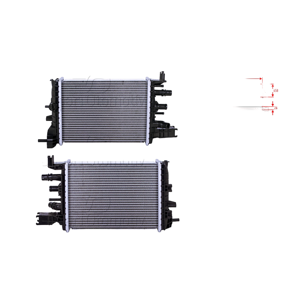Turbo Radyatörü (Intercooler) Dacia Duster 21410