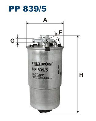 Yakıt Fıltresı Polo Cordoba Fabıa 01-04 Fıltron 6Q0127401B