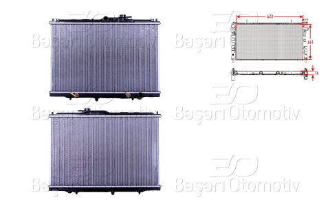 Su Radyatoru Brazıng At 423X661x16 Mm Honda Shuttle 2. 19010