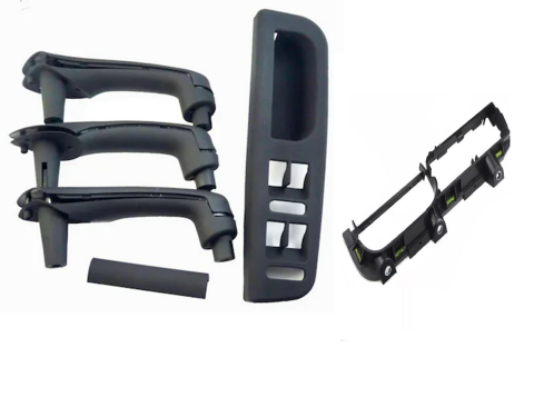 İç Kapı Kolu Tutamak Takımı Golf 4 Bora 4 Kapı Set Siyah