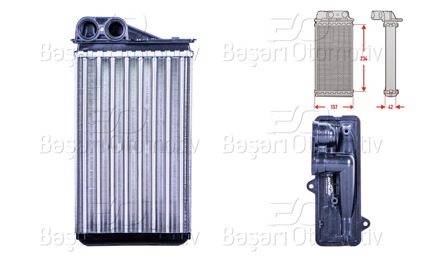 Kalorıfer Radyatoru Mekanık Mt-At 234X157x42 Mm Peug 6448.P9