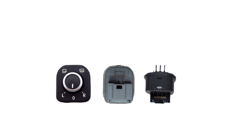 Ayna Ayar Dugmesı Krom Vw Golf6 Golf7 Passat Tıgua 5K0959565