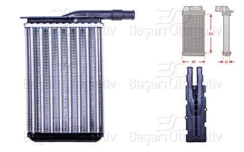 Kalorıfer Radyatoru Mekanık Mt-At 212X157x42 Mm R 7701027040