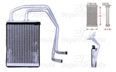 Mitsubishi Fuso Canter Kalorifer Radyatörü ME733728