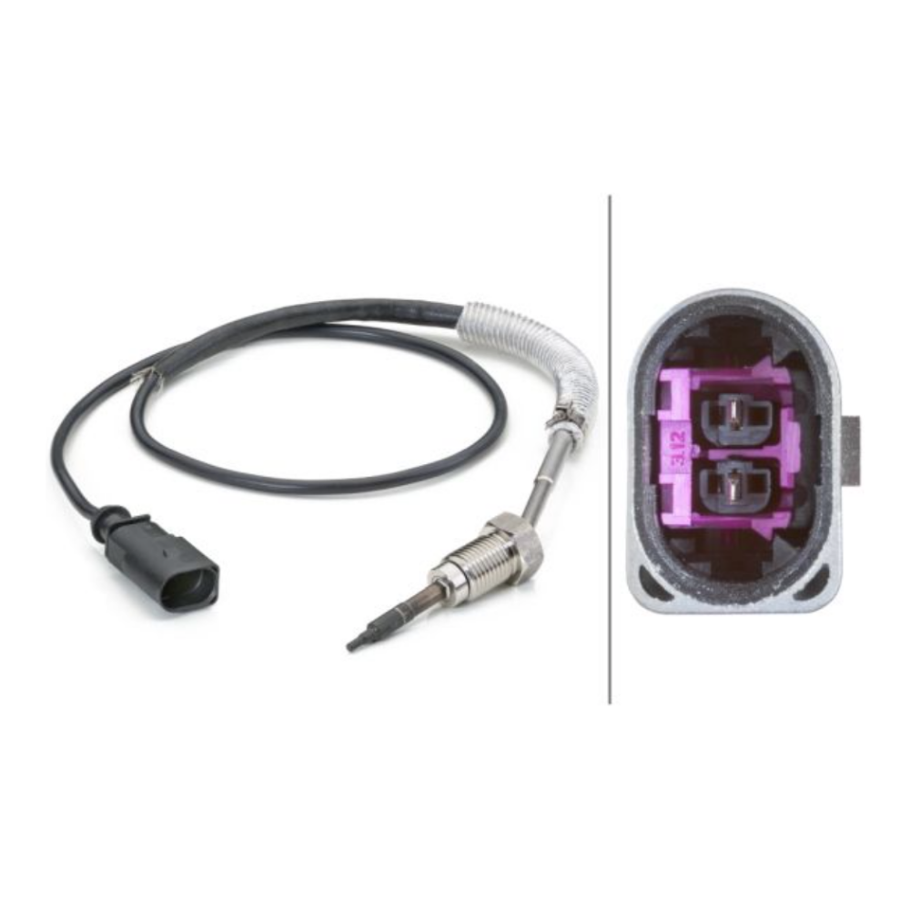 Hella Egzoz Sıcaklık Sensörü VW Golf 5 - Jetta - Caddy - Passat - Audi A3 1.9 TDI BJB-BLS-BKC-BXE 03L906088BS