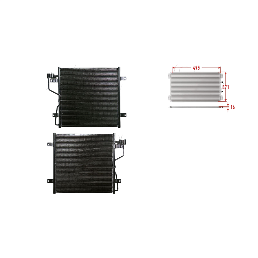 Klima Radyatörü Jeep Cherokee 2.4 - 2.5 - 2.8 CRD 2001-2010 05143010AB