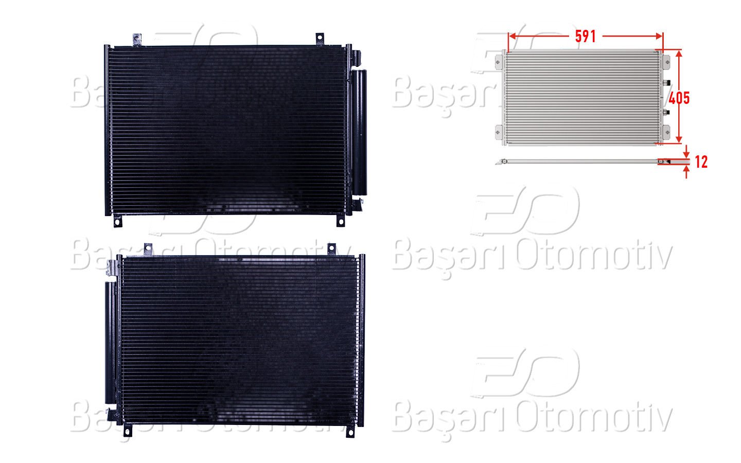 Klıma Radyatoru 575X384x12 Suzukı Baleno 1.0 2016> Suz 95310