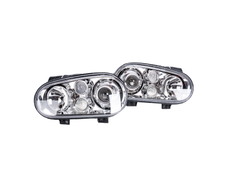 Far Seti Sağ Sol Krom Mercekli - Volkswagen Golf 4 - 1J1941017C