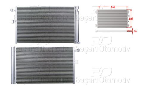 Klıma Radyatoru 660X403x16 Bmw X3 18D 2017-2020  64539389411