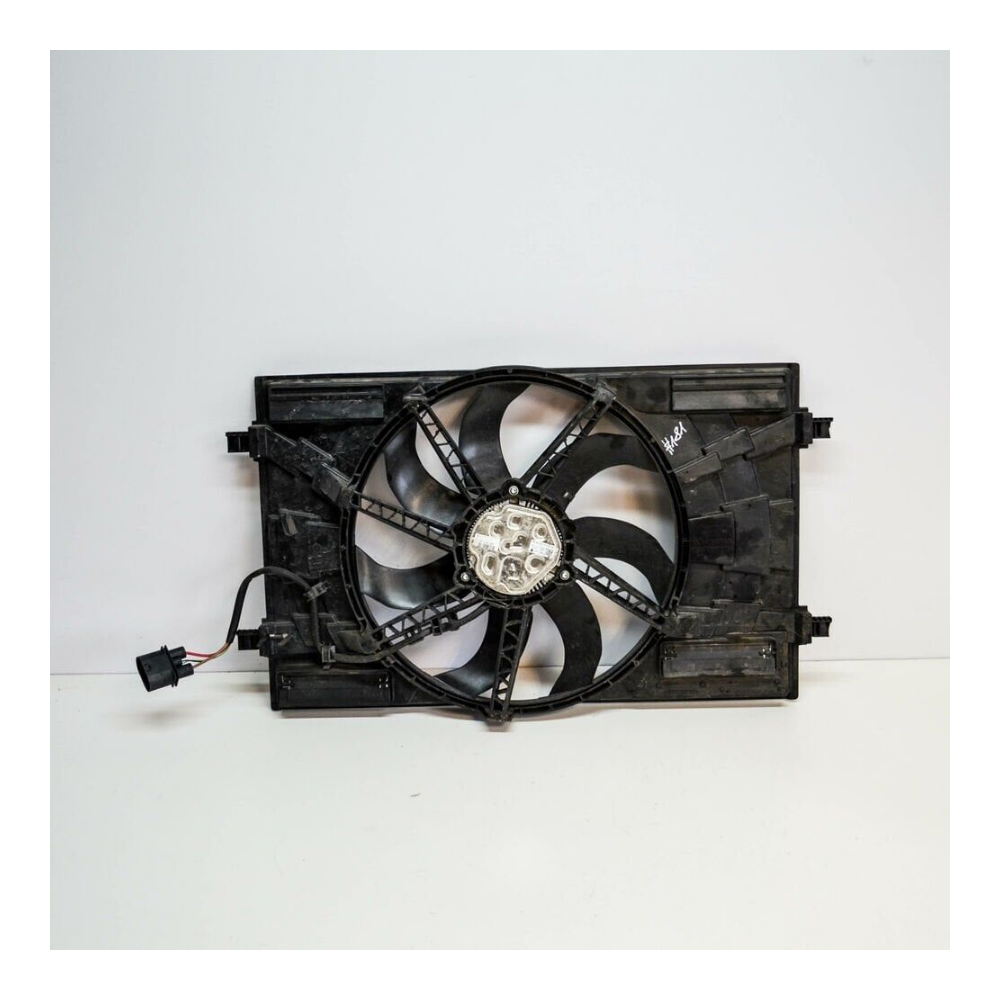 Orijinal Fan Motoru + Çerçeve Set Passat Golf 7 Tiguan 1.6 TDI