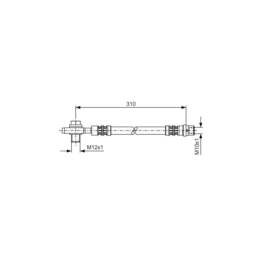 Bosch Fren Hortumu Arka VW Passat 1997 8E0611755C