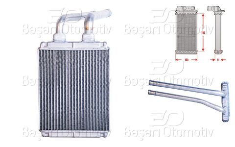 Kia Picanto Kalorifer Radyatörü 183x150 mm - Uygun Fiyat