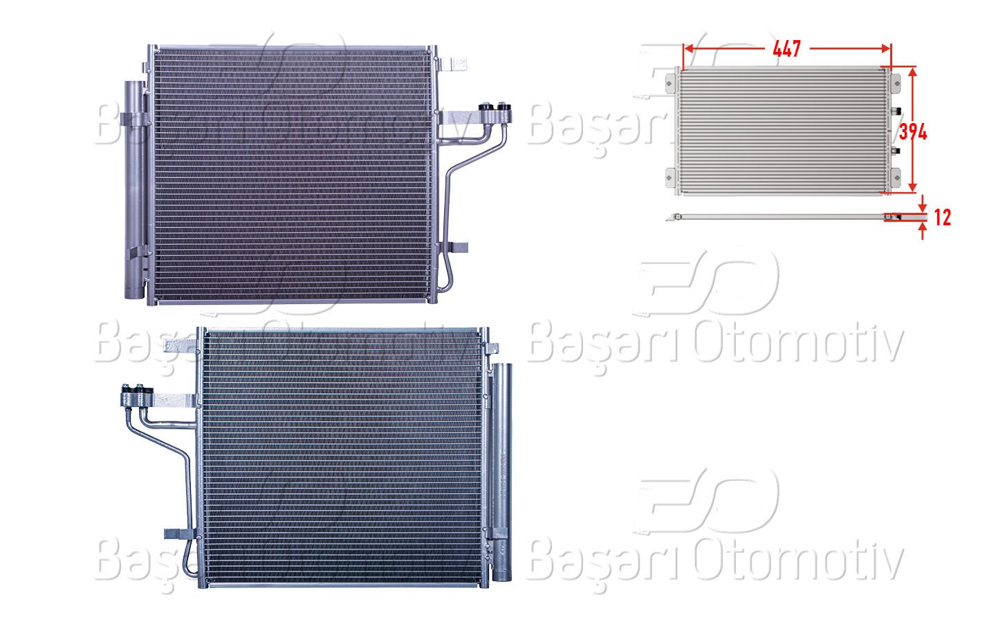 Klıma Radyatoru 447X394x12 Hyundaı I10 3 1.0 Mpı 1.2 2 97606