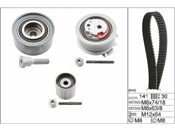 Dayco Triger Seti VW Passat - Golf 5 - Jetta - Audi A3 2.0 TDI 2007-2011 03G198119A