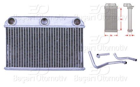 Kalorıfer Radyatoru Brazıng 131X260 Mm Bmw X5 (F15,  6968204