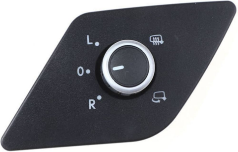 Volkswagen Jetta Ayna Ayar Düğmesi Kromlu Katlanır 2011-  5C7959565C