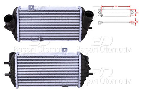 Turbo Radyatoru (Intercooler) 300X150x90 Hyundaı Accen 28271