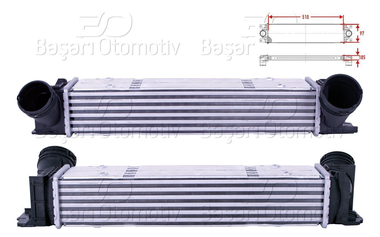 Wisco Turbo Radyatörü Intercooler Bmw 3 - 17517798788