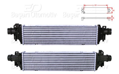 Turbo Radyatoru (Intercooler) 571X142x64 Opel Mokka  1302264