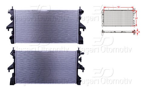Su Radyatoru Brazıng Mt 781X397x26 Fıat Ducato 2. 1382419080