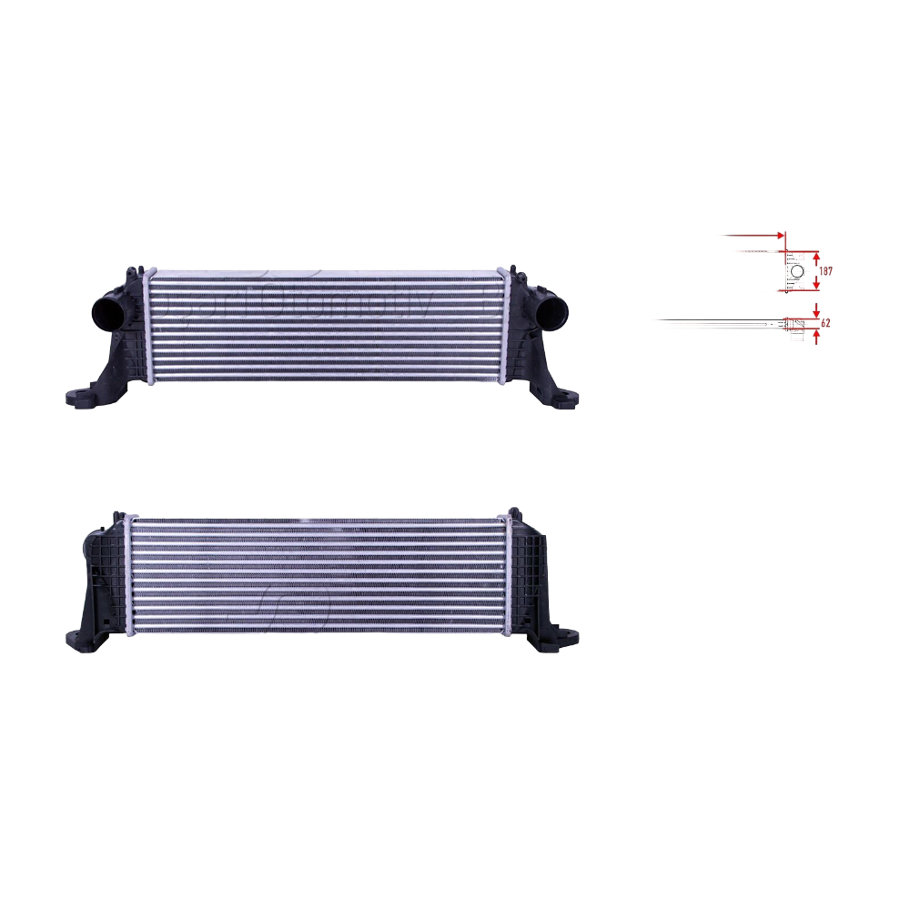 Turbo Radyatörü Intercooler Mercedes-Benz GL X164 - ML W164 320 CDI 2005-2012 1645001900