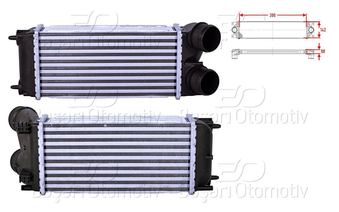 Peugeot 500 Turbo Radyatörü Intercooler 1440.H9 - Uygun Fiyat