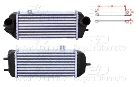 Hyundai i20 Turbo Radyatörü (Intercooler) 28271 - Wisco