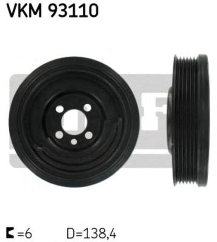 Kentpar Krank Kasnağı Volkswagen Polo 1.4 Tdi Amf Bnm 2005-2010 045105243C