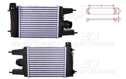 Turbo Radyatoru (Intercooler) 256X217x64 Nıssan Juke ( 14461
