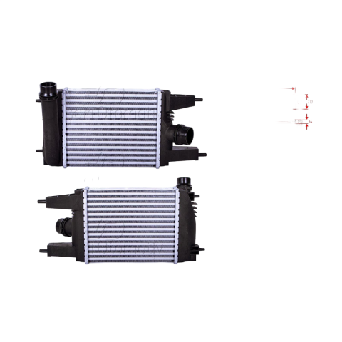 Turbo Radyatörü (Intercooler) Nissan Juke F15 - Pulsar C13 1.2 DIG-T 2014-2019 144613ZU0A