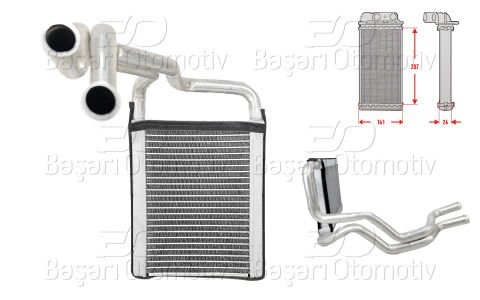 Kalorıfer Radyatoru Brazıng 151X208 Mm Hyundaı Elantra 4 Sedan (Hd) [97138]